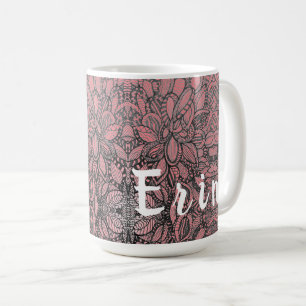 Hand Sketch Design Personalised Coffee Mug