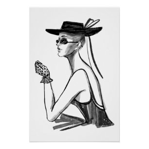 Hand sketched Fashion Poster