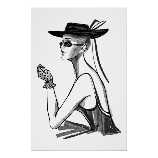 Hand sketched Fashion Poster (Front)