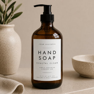Hand Soap Body Wash Business Branding Label