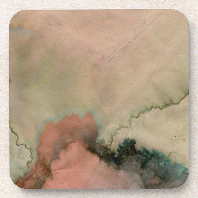Hand Stained Paper 5 Coaster (Front)