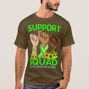 Hand Support Squad Childhood Depression Awareness T-Shirt