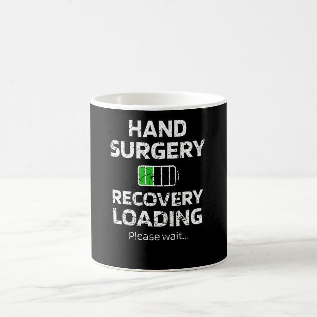 Hand Surgery Recovery Gifts | Broken Hand Surgery Coffee Mug (Center)
