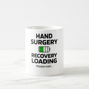 Hand Surgery Recovery Gifts   Broken Hand Surgery Coffee Mug