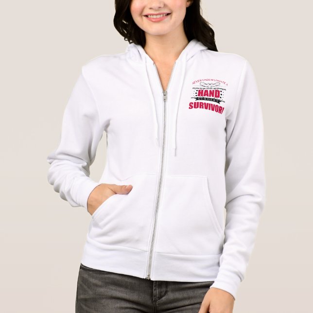 Hand Surgery Survivor Hoodie (Front)