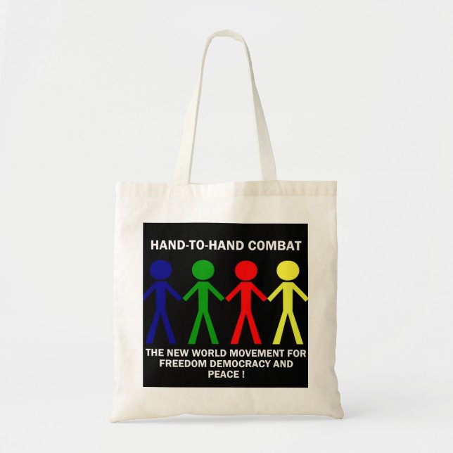 HAND-T0-HAND COMBAT... TOTE BAG (Front)