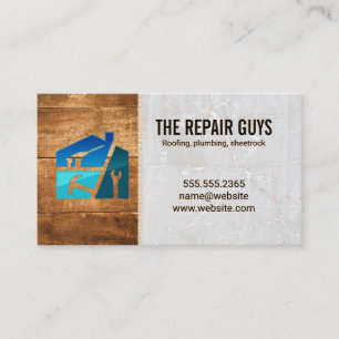 Hand Tools   General Contractor   Carpentry Business Card