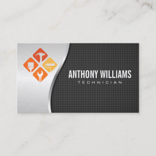 Hand Tools Technician Contractor Business Card
