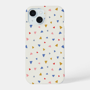 Hand Tossed Triangle Pattern iPhone 15 Case