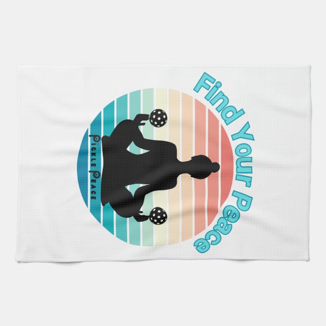 Hand Towel by Pickle Peace (Horizontal)