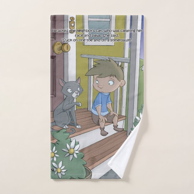 Hand Towel - The Neighbour's Cat (Hand Towel)