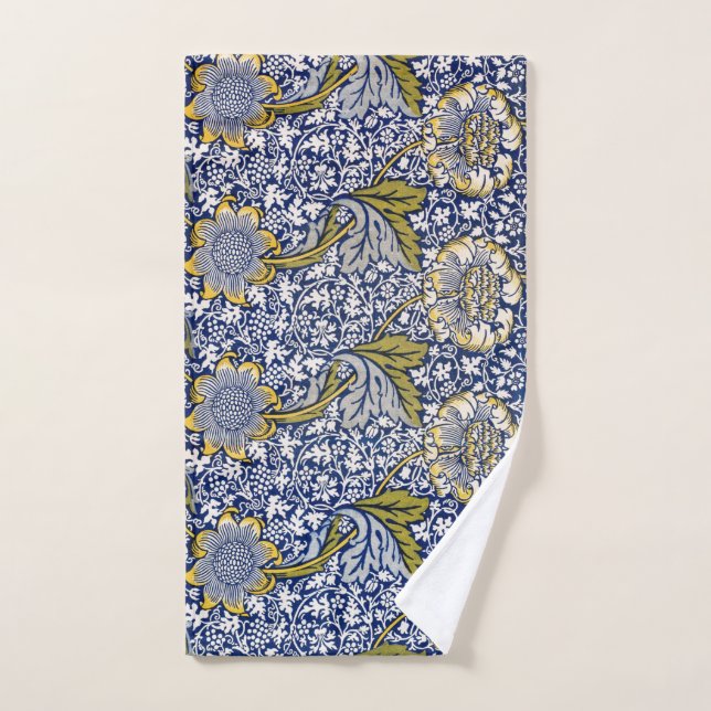 HAND TOWEL : WILLIAM MORRIS : KENNET (Hand Towel)