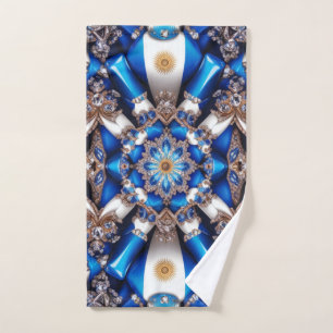 Hand Towel with Argentinian Colours