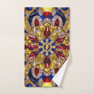Hand Towel with Colombian Colours