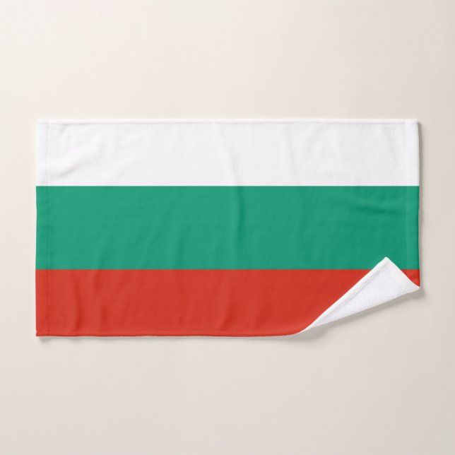 Hand Towel with Flag of Bulgaria (Hand Towel)