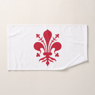 Hand Towel with Flag of Florence