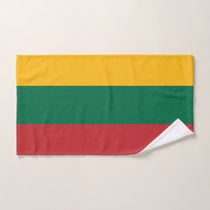 Hand Towel with Flag of Lithuania
