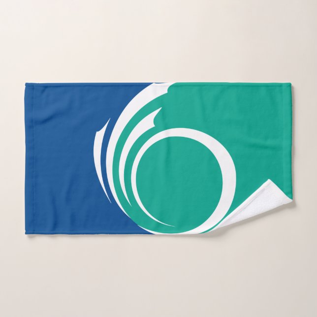 Hand Towel with Flag of Ottawa, Canada (Hand Towel)