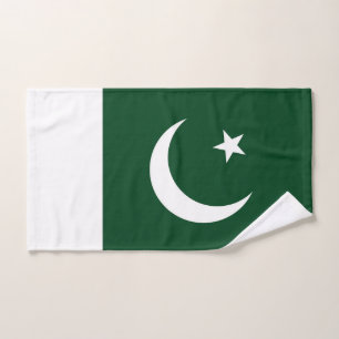 Hand Towel with Flag of Pakistan