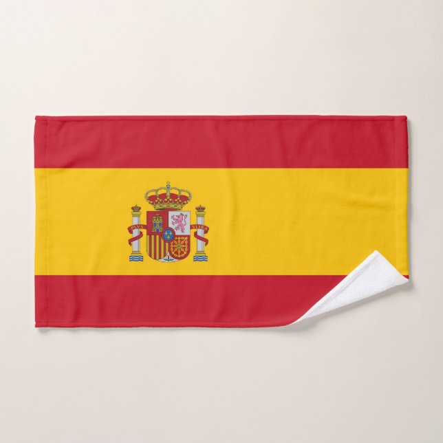 Hand Towel with Flag of Spain (Hand Towel)