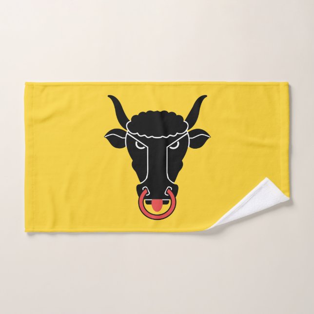 Hand Towel with Flag of Uri, Switzerland (Hand Towel)