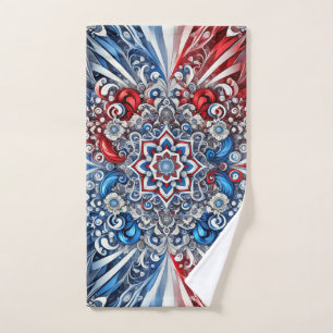 Hand Towel with French Colours