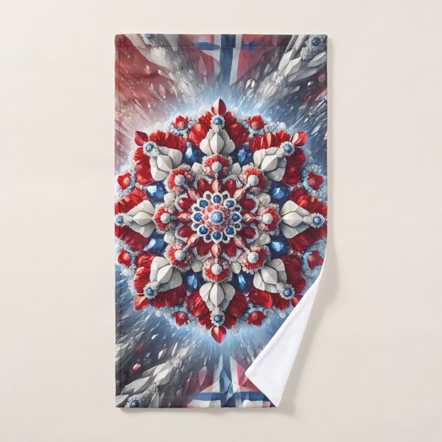 Hand Towel with Norwegian Colours (Hand Towel)