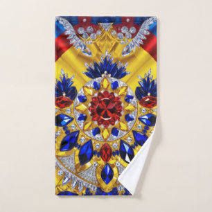 Hand Towel with Romanian Colours