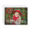 hand typography family christmas photo card