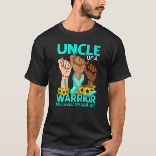 Hand Uncle Of A Warrior Myasthenia Gravis Awarenes T-Shirt