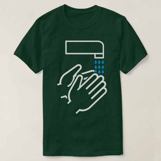 Hand washing 1 T-Shirt (Design Front)