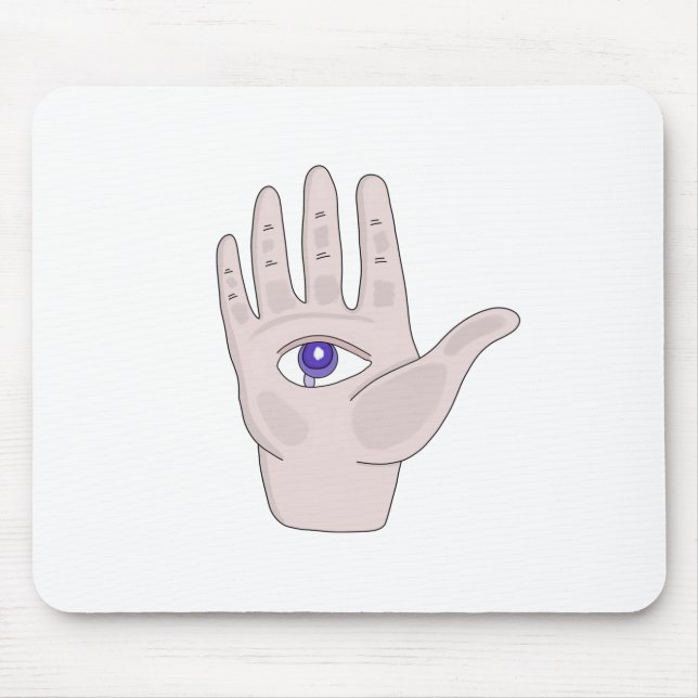 Hand With an Eye Mouse Mat (Front)