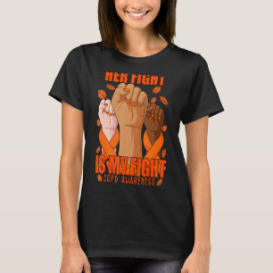 Hand Woman Her Fight Is My Fight Copd Awareness Mo T-Shirt