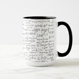Hand Written Math Equations // Mug