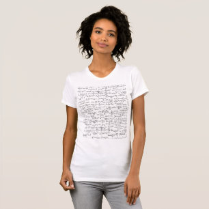 Hand Written Math Equations // T-Shirt