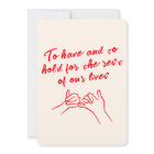 Hand-Written Vintage Unique Modern Quirky Wedding