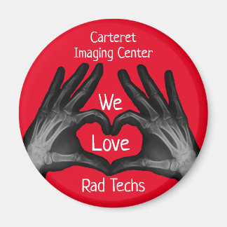  Hand Xray Heart Rad Tech Appreciation Magnet
