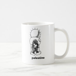 handalah, palestine coffee mug