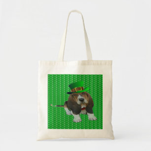 Handbag Basset Hound Happy St.Patrick's Day