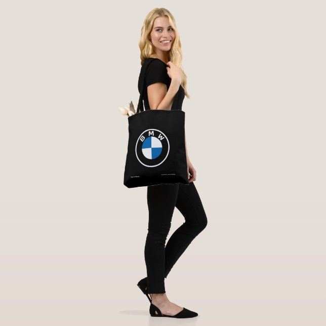 handbag for women designed in BMW style (On Model)