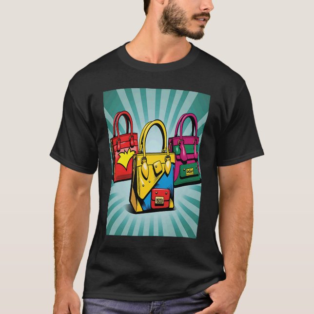 Handbag Framer Pop Handbag 2 T-Shirt (Front)