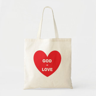 Handbag God Is Love Red Heart