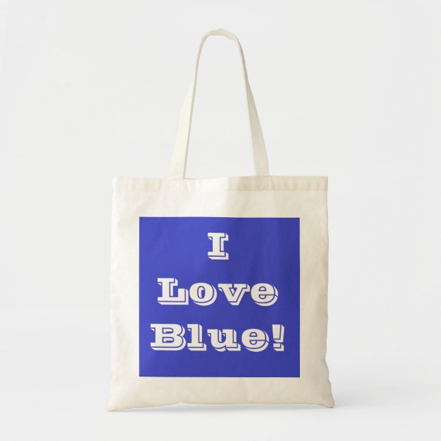 Handbag I Love Blue (Front)