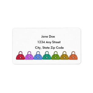 Handbags Address Label