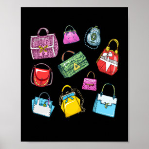 Handbags Collection Fashion Poster