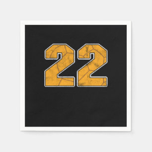 Handball 22 nd Birthday Celebration Sports Gift Napkin