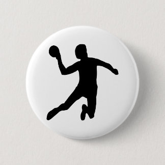Handball 6 Cm Round Badge