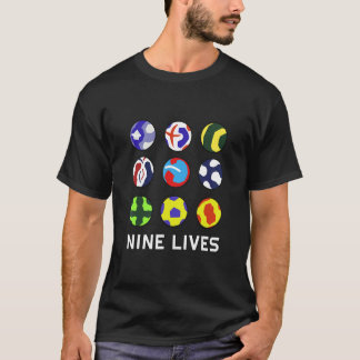 Handball and Cat Colourful Handballs for Kids T-Shirt