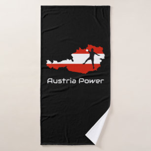 Handball -Austria Power Austria Shirt Bath Towel