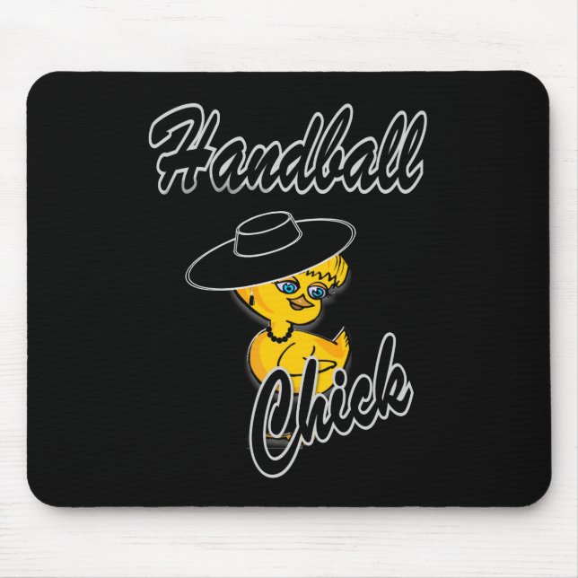 Handball Chick #4 Mouse Mat (Front)
